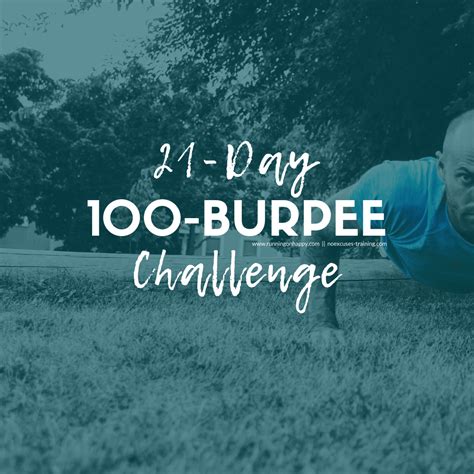 21 Day 100 Burpee Challenge Running On Happy