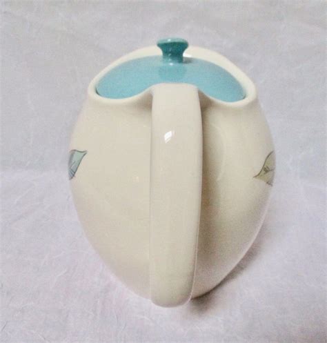 Vintage Salem China Biscayne Teapot Coffee Pot 58z Mid Century Rare 3779537562