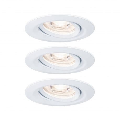 Paulmann Lot De Spots Encastr S Orientables Led Nova Mini