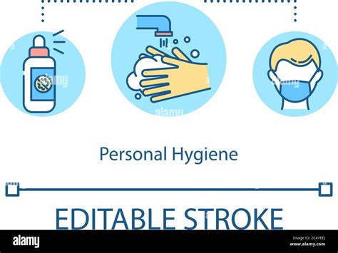 Personal Hygiene Concept Icon Stock Vector Image Art Alamy