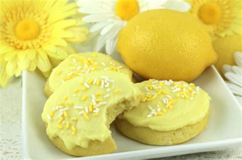 Lemon Cookies With Lemon Frosting Two Sisters