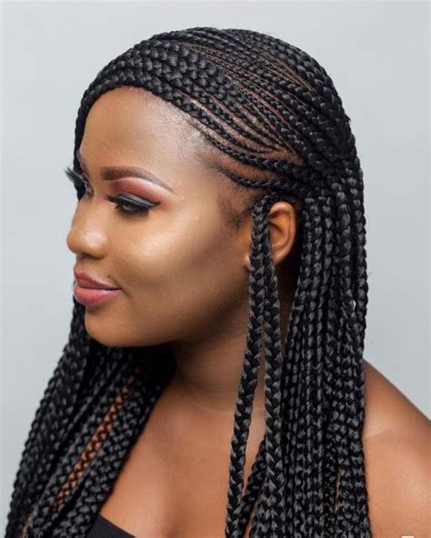 Beautiful Cornrow All Back Styles For Thrivenaija Lemonade