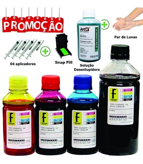 Ml Kit Tinta Recarga Compat Vel Cartucho Hp Mercadolivre