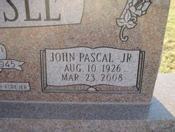 John Pascal Carlisle Jr 1926 2008 Mémorial Find a Grave