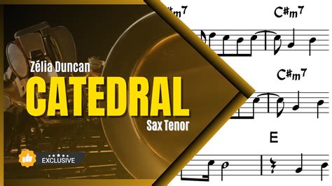 Catedral Z Lia Duncan Partitura Sax Tenor Playback Mpb Youtube