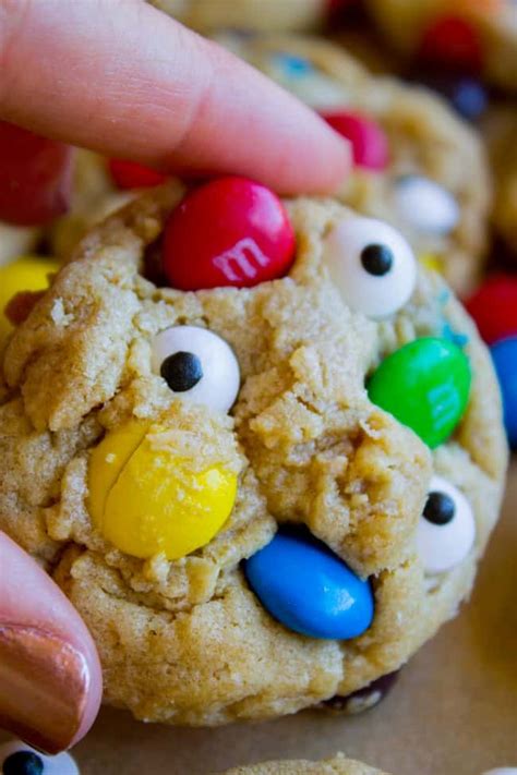 BEST Soft Monster Cookies - The Food Charlatan