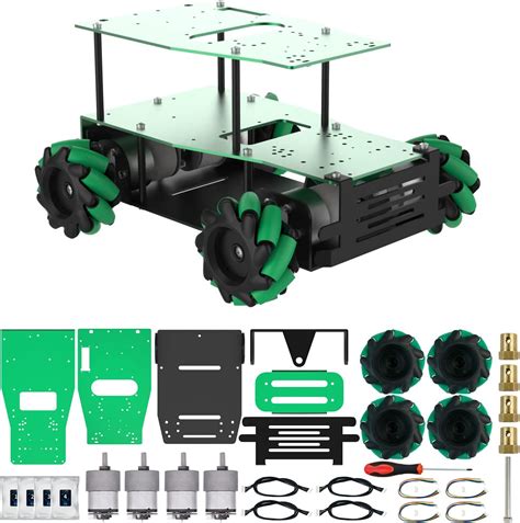 Amazon Yahboom Robotic Car Chassis With Mm Mecanum Wheel