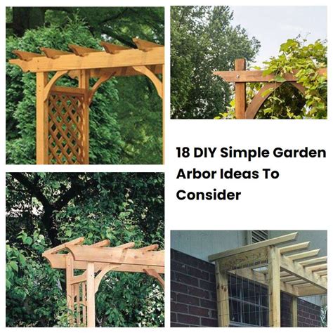 18 DIY Simple Garden Arbor Ideas To Consider | SharonSable