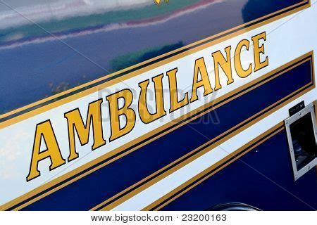 Ambulance Signage On Image & Photo (Free Trial) | Bigstock