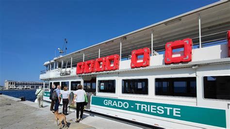 La linea marittima Trieste Grado riparte martedì 15 giugno Il Piccolo