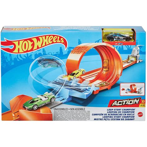 Mattel Hot Wheels Action Loop Stunt Champion Set GBF GTV