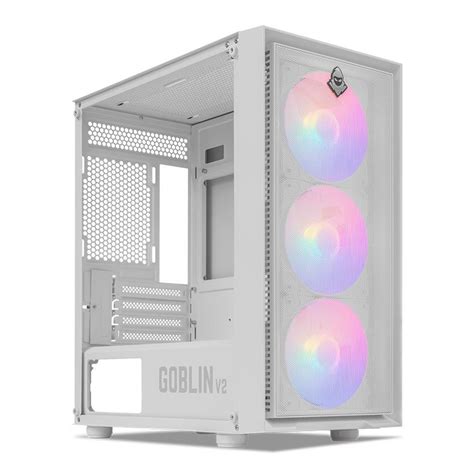 Gabinete Gamer Mancer Goblin V2 Mid Tower Lateral De Vidro 3