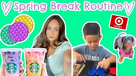 Our Spring Break Morning Routine Its The Mirs Youtube