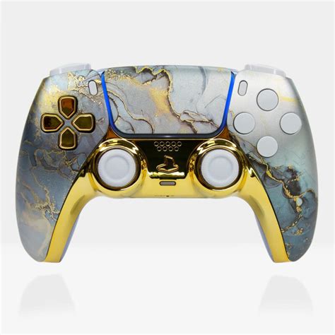 Nevermarble Gold Marble PS5 Controller Killscreen