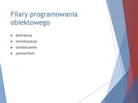 Programowanie Obiektowe Wyk Ad Ppt Pobierz