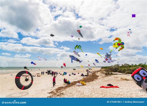 Adelaide International Kite Festival At Semaphore Beach Editorial Photo