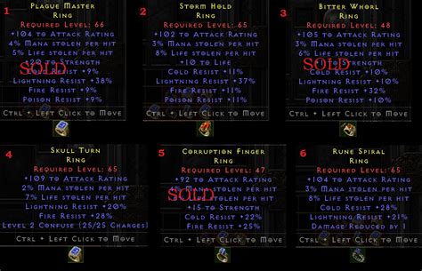 Top Dual Leech Melee Rings Topic D2jsp