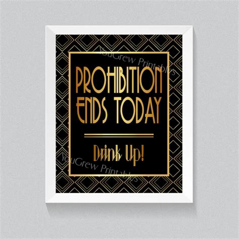 Printable 1920s Party Set Prohibition Era Party Theme Decor - Etsy