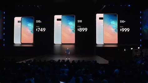 Présentation Des Samsung Galaxy S10 Trop De Smartphones Tuent Le