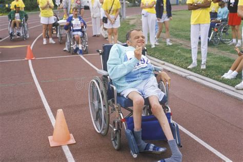 Special Olympics Athlete In Wheelchair Editorial Photography - Image: 26905082