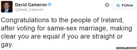 Ireland Says Yes To Gay Marriage Reaction BBC News