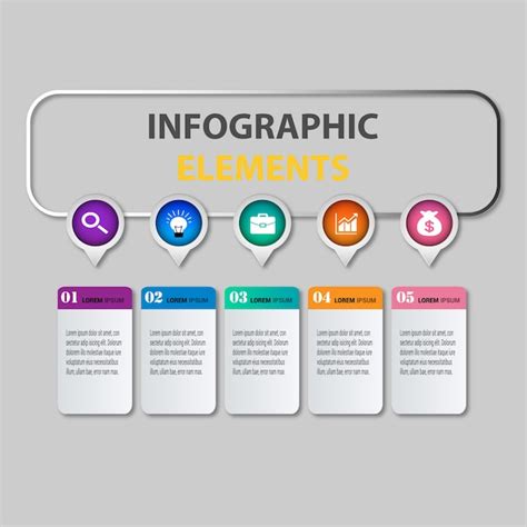 Premium Vector Infographics Element Vector Design