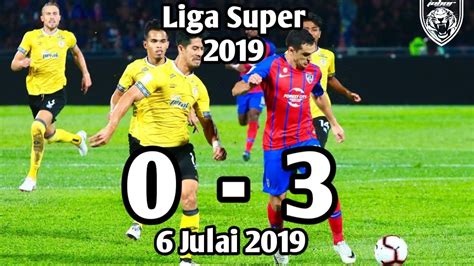 Highlights Perak Vs Johor Darul Takzim Jdt Liga Super