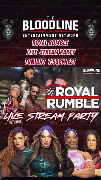 🩸 Royal Rumble Live Stream Watch Along Youtube