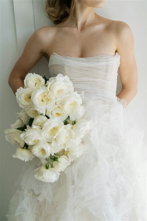 White Bridal Bouquet Inspiration Garden Roses Direct