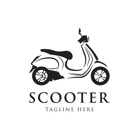 Premium Vector Retro Vintage Scooter Isolated Vector For Illustration