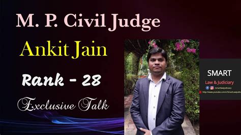 Success Story Of Mpcj Rank L Mp Civil Judge Phase L Topper S