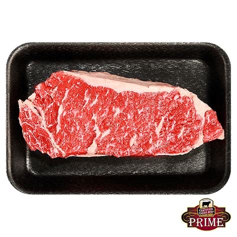 Certified Angus Prime Beef Boneless New York Strip Steak Fairway