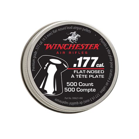 Winchester 177 Caliber Flat Nose Pellets 500 Count Daisy