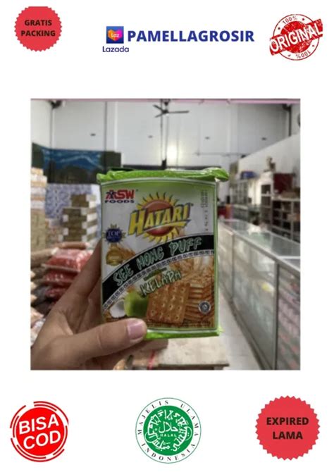 Hatari Asw Foods See Hong Puff Malkist Rasa Kelapa G Lazada