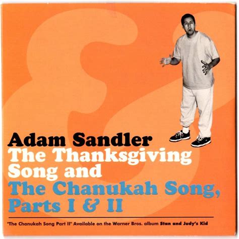 Adam Sandler - The Thanksgiving Song / The Chanukah Song (CD, Single ...