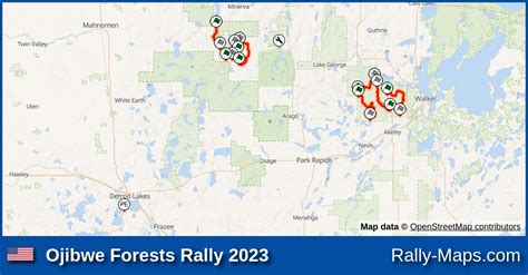 Maps Ojibwe Forests Rally 2023 Ara Rally