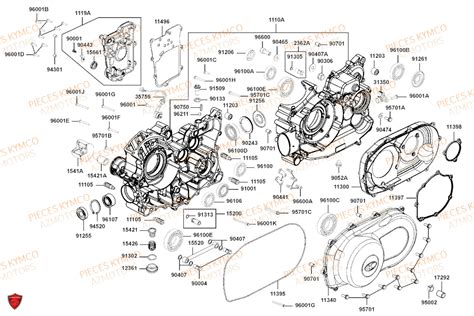 CARTERS MOTEUR pièces KYMCO neuves Pièces MXU 700I IRS 4T T3B LAADQF