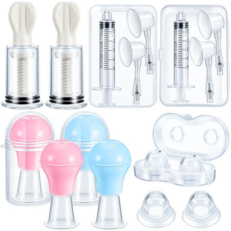 Amazon.com : BBTO 8 Pieces Nipple Corrector Sucker Silicone Nipple