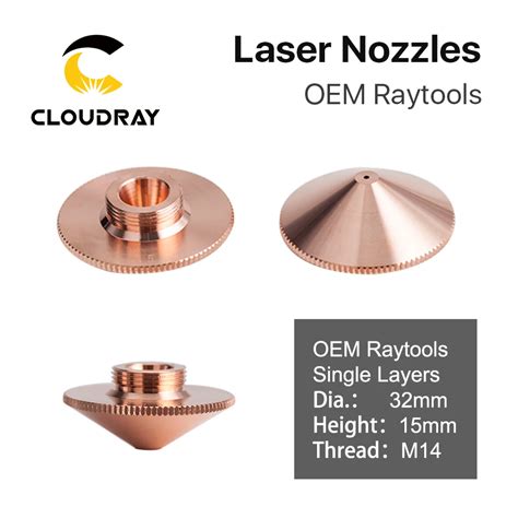 Cloudray Laser Nozzle Single Layer Dia Mm Caliber Hd For