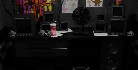 3d Fnaf 1 Office Complete Turbosquid 1898154