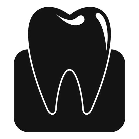 Premium Vector Healthy Tooth Icon Simple Illustration Of Healthy