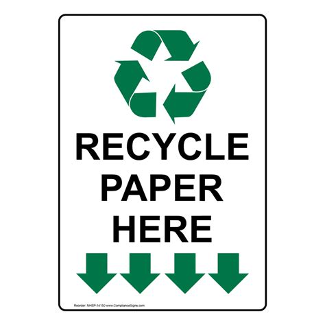 recycle  printable sign printable  templates