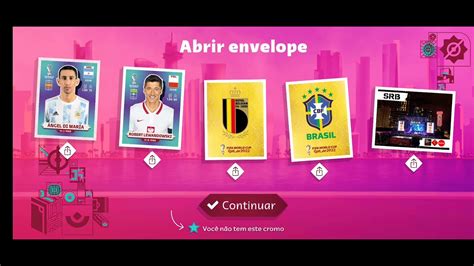 Abrindo Envelopes Do Lbum Virtual Da Copa Do Mundo Tentando