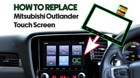 Mitsubishi Outlander Touch Screen How To Replace And Repair SDA2