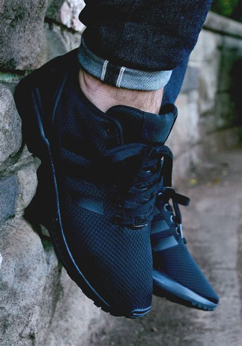 All Black ZX Flux, ADIDAS | SOLETOPIA