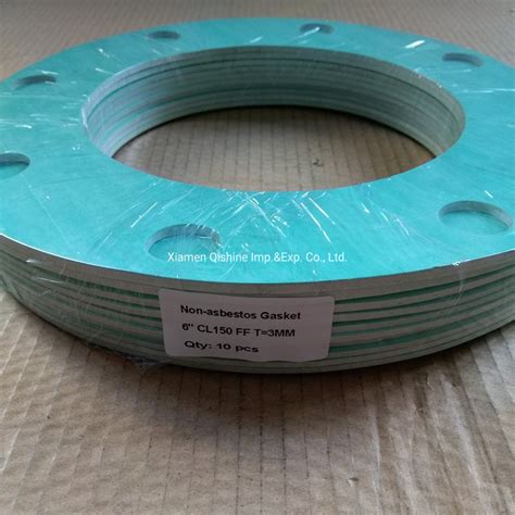 ASME B16 21 Non Metal Sealing 150lb RF FF Non Asbestos Fiber Materials