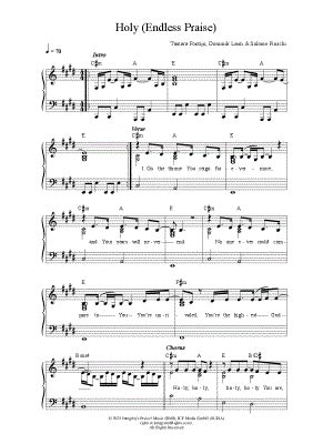 "Holy (Endless Praise)" Sheet Music - 1 Arrangement Available Instantly ...