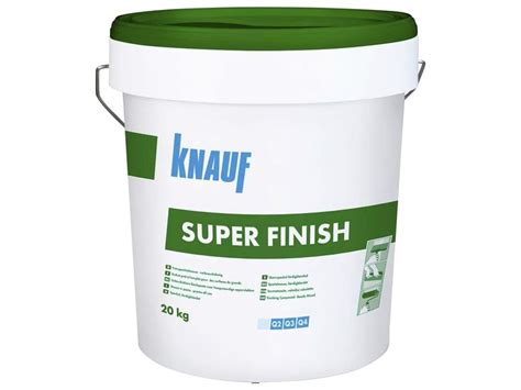 Gypsum and plaster SUPER FINISH By Knauf Italia