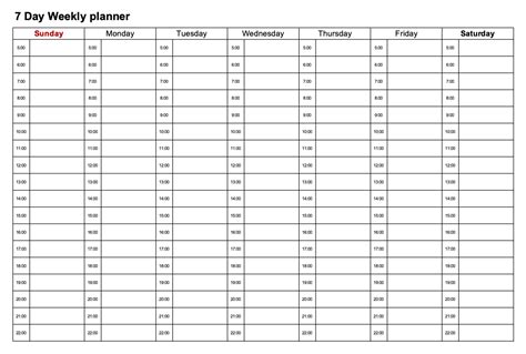 8 Free Printable Time Blocking Templates (Excel & PDF) - Quidlo