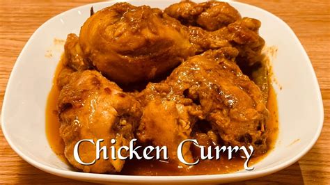 Quick And Easy Chicken Curry Recipe Chicken Curry Recipe Chicken Curry For Bachelors Youtube